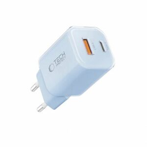 Tech-Protect NCM33W hálózati töltő USB / USB-C 33W PD QC, világos kék kép