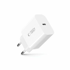 Tech-Protect NC20W hálózati töltő USB-C PD 20W, fehér kép