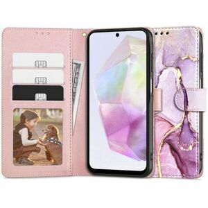 Tech-Protect Wallet könyv tok Samsung Galaxy A35 5G, marble kép