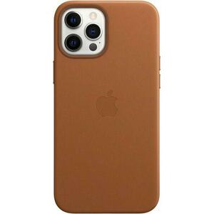 iPhone 12 Pro Max Leather Case with MagSafe saddle brown (MHKL3ZM/A) kép