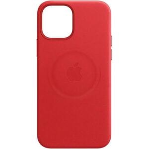 iPhone 12 Mini MagSafe Leather cover red (MHK73ZM/A) kép