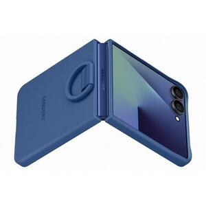 Galaxy Z Flip7 Ring silicone case blue (EF-PF766TNEGWW) kép