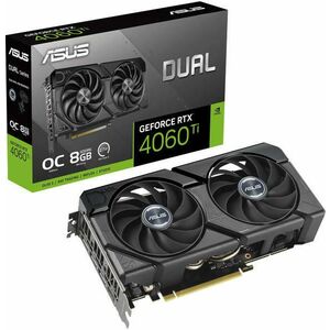 GeForce RTX 4060 Ti Dual OC EVO 8GB GDDR6 128bit (DUAL-RTX4060TI-O8G-EVO/90YV0J49-M0NA00) kép