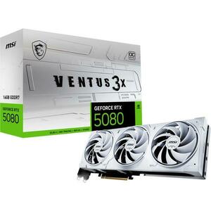 GeForce RTX 5080 VENTUS 3X OC WHITE 16GB GDDR7 256bit (RTX 5080 16G VENTUS 3X OC WHITE) kép