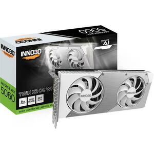 GeForce RTX 5060 TWIN X2 OC WHITE 8GB GDDR7 128bit (N50602-08D7X-195070W) kép