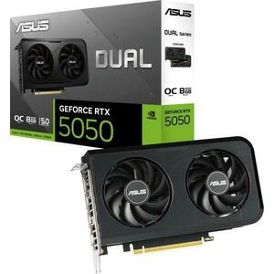 GeForce RTX 5050 Dual OC 8GB GDDR6 128bit (DUAL-RTX5050-O8G/90YV0N72-M0NA00) kép