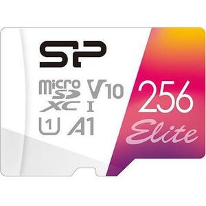 microSDXC Elite 256GB C10/UHS-I/U1/V10/A1 SP256GBSTXBV1V20SP kép