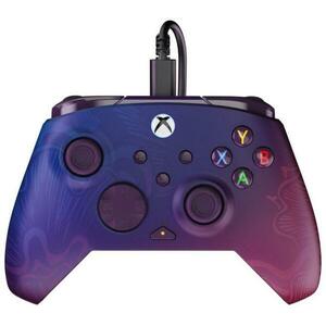 Rematch Glow Xbox Series X|S One PC Hall Effect Purple Fade Controler (TBC-2004-45) kép