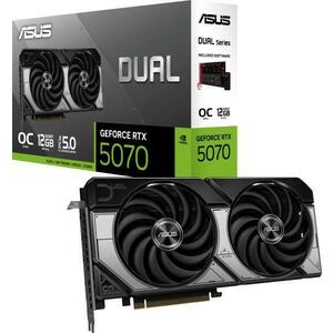 GeForce RTX 5070 Dual OC 12GB GDDR7 192bit (DUAL-RTX5070-O12G/90YV0M17-M0NA00) kép