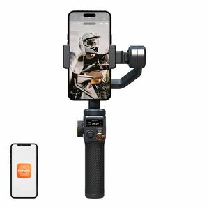 Hohem ISM6 iSteady M6 Mobiltelefon stabilizátor / Gimbal - Fekete kép
