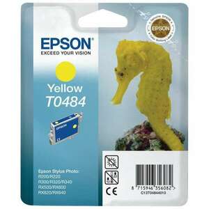 Epson T0484 (13 ml) sárga eredeti tintakazetta kép