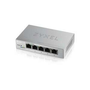 Zyxel GS1200-5-EU0101F Switch 5x1000Mbps Fémházas Asztali, Web me... kép