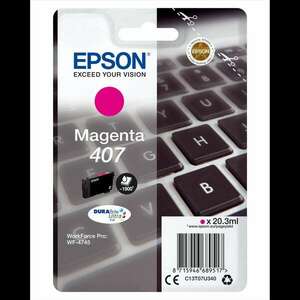 Epson T07U3 Tintapatron Magenta 20, 3ml No.407, C13T07U340 kép