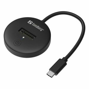 Sandberg usb-c tartozék, usb 3.2 dock for m.2+nvme ssd 136-47 kép