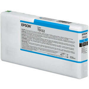Epson T9132 Tintapatron Cyan 200ml , C13T913200 kép