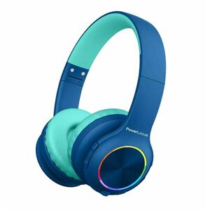 PowerLocus PLED Bluetooth fejhallgató gyerekeknek, kék kép