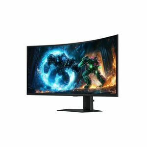 Samsung G75F 101, 6 cm (40") 5120 x 2160 px WUHD LCD Fekete Monitor kép