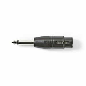 Nedis cotp15940bk 6, 35 jack dugó - 3p xlr aljzat adapter COTP15940BK kép