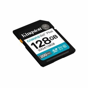 Kingston memóriakártya sdxc 128gb canvas go plus gen4 200r c10 uh... kép