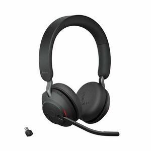 Jabra Evolve2 65, UC Stereo USB C Bluetooth Fekete Headset kép