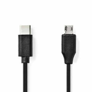Nedis USB 2.0 Kábel - USB-C™ - Micro-B - 1m kép