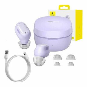 Wireless Earphones Baseus Bowie WM01(Purple) kép