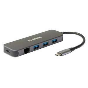 D-Link USB-C HUB 3xUSB + 1xUSB-C +1xLAN, DUB-2334 kép