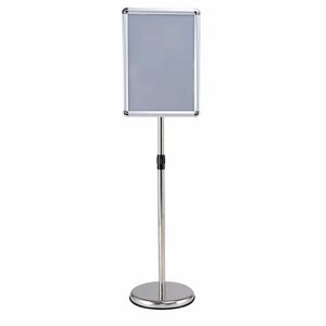 Állítható magasságú információs állvány A3 kép