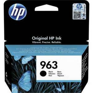 HP 963 Tintapatron Eredeti Fekete 3JA26AE Nyomtatópatron kép