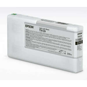 Epson T9139 Tintapatron Light Light Black 200ml , C13T913900 kép