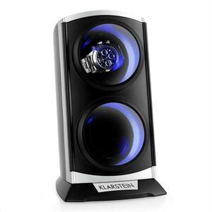 Klarstein St. Gallen Premium, forgó óraállvány, 2 karórához, 4 sebességfokozat, fekete kép