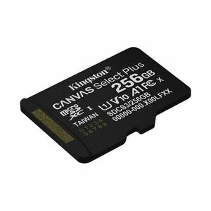 Kingston memóriakártya microsdxc 256gb canvas select plus gen3 15... kép