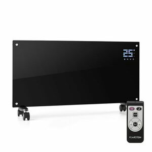 Klarstein Bornholm, konvektor, 2000 W, LED kijelző, 2 fűtési fokozat, fekete kép