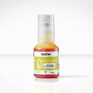 Brother BTD100Y Tintatartály Yellow 48, 8 ml 5.000 oldal kapacitás kép