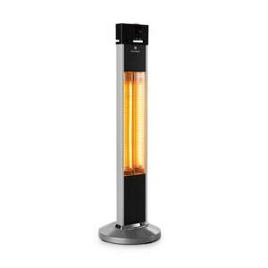 Blumfeldt Heat Guru infravörös hősugárzó, 2000 W, 3 melegítő fokozat, állványos, távirányító, ezüst kép