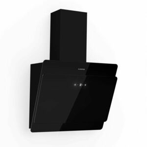 Klarstein Aurica 60, páraelszívó, 60 cm, 620 m³/ó, LED, érintőképernyős, üveg, fekete kép