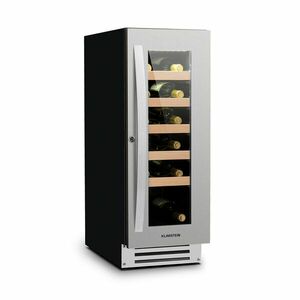 Klarstein Vinovilla borhűtő 50 l / 20 palack Üvegajtó Rozsdamentes acél kép