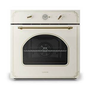 Klarstein Victoria, beépített sütő, retró dizájn, 9 funkció, 50 – 250 °C, elefántcsont kép