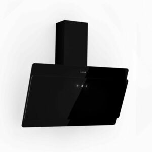 Klarstein Aurica 90, páraelszívó, 90 cm, 620 m³/ó, LED, érintőképernyős, üveg, fekete kép