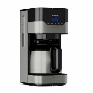 Klarstein Arabica 1.2, kávéfőző, 1.2 l, EasyTouch Control, ezüst/fekete kép