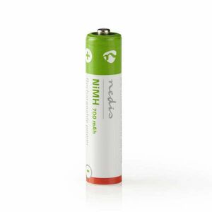 Újratölthető Ni-MH Akkumulátor, AAA | 1, 2 V | 700 mAh | 4 darabos... kép