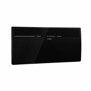 Klarstein Hot Spot Slimcurve, konvektor, fűtőtest, 80 x 40 cm, 40 m², 2000 W, 5 - 40 °C, IP24, fekete kép