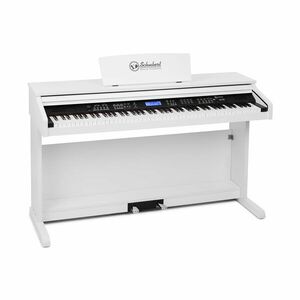 SCHUBERT Subi88 MK II, zongora, 88 billentyű, MIDI, USB, 360 hang, 160 ritmus, fehér kép