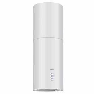 Klarstein Beretta, sziget páraelszívó, Ø 35 cm, légkeringetés, 650 m³/ó, LED, fehér kép