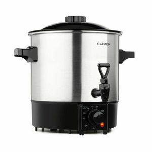 Klarstein Biggie Eco, befőzőautomata és italadagoló, 9 l, 1000 W, 30–100 ° C, csap kép