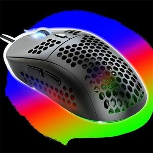Spirit of Gamer Egér - S-PM4 RGB (Optikai, 12800DPI, 6 gomb, hari... kép
