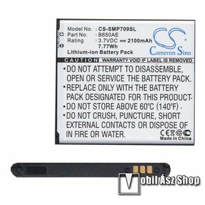 Akku 2100 mAh LI-ION (EB-B650AC kompatibilis) - SAMSUNG GT-I9150 Galaxy Mega 5.8 / SAMSUNG GT-I9152 Galaxy Mega 5.8 DUOS - CS-SMP709SL - GYÁRI kép