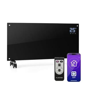 Klarstein Bornholm Smart, konvektor, 2000 W, WiFi, LCD kijelző, időzítő, IP24, fekete kép