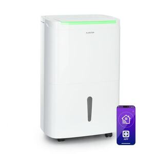 Klarstein DryFy Pro Connect Smart, Párátlanító, WiFi, Kompresszor, 30l/d, 25-30 m², Fehér kép