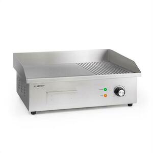 Klarstein Grillmeile 3000GR, elektromos grill, 3000 W, grill lap, 54, 5 x 35 cm, sima/bordás kép